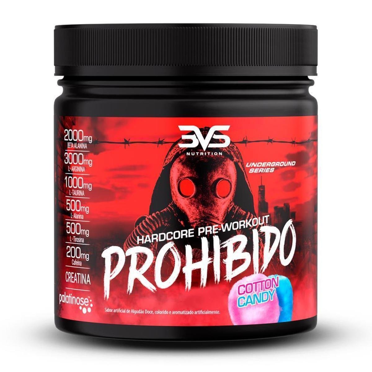 Pré Treino 3VS Nutrition Prohibido 180g Menor preço em Pré Treino 3VS Nutrition Prohibido 180g