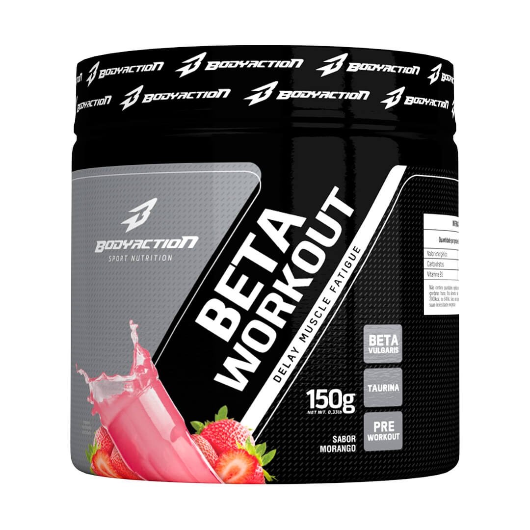 Pré Treino Beta Workout Body Action 150g Netshoes