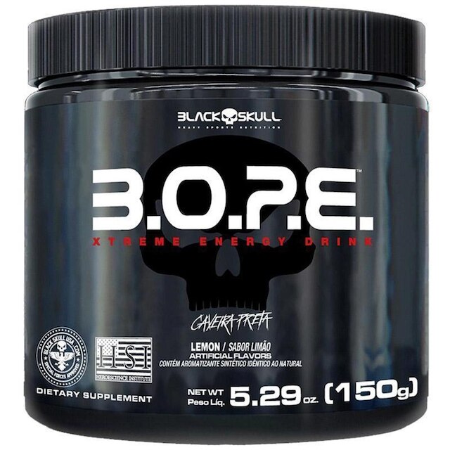 Pré-Treino B.O.P.E 150g - BlackSkull - Com Creatina - BOPE