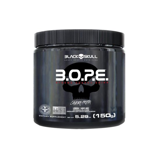 Pre Treino BOPE - Black Skull Menor preço em Pre Treino BOPE - Black Skull