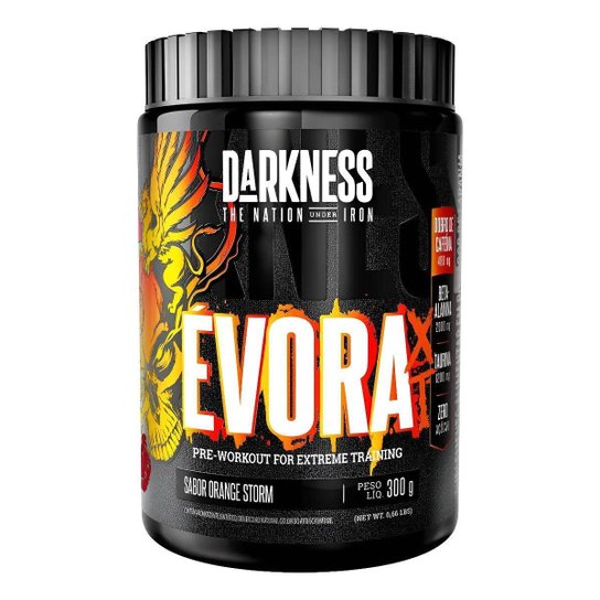 Pré-treino com cafeína Évora XT 300g Darkness