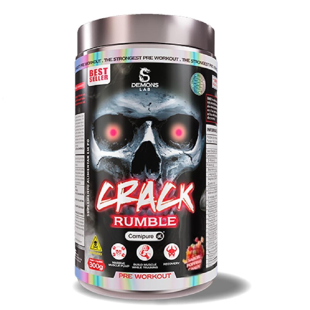 Pré Treino Crack 300g Popping Candy Demons Lab