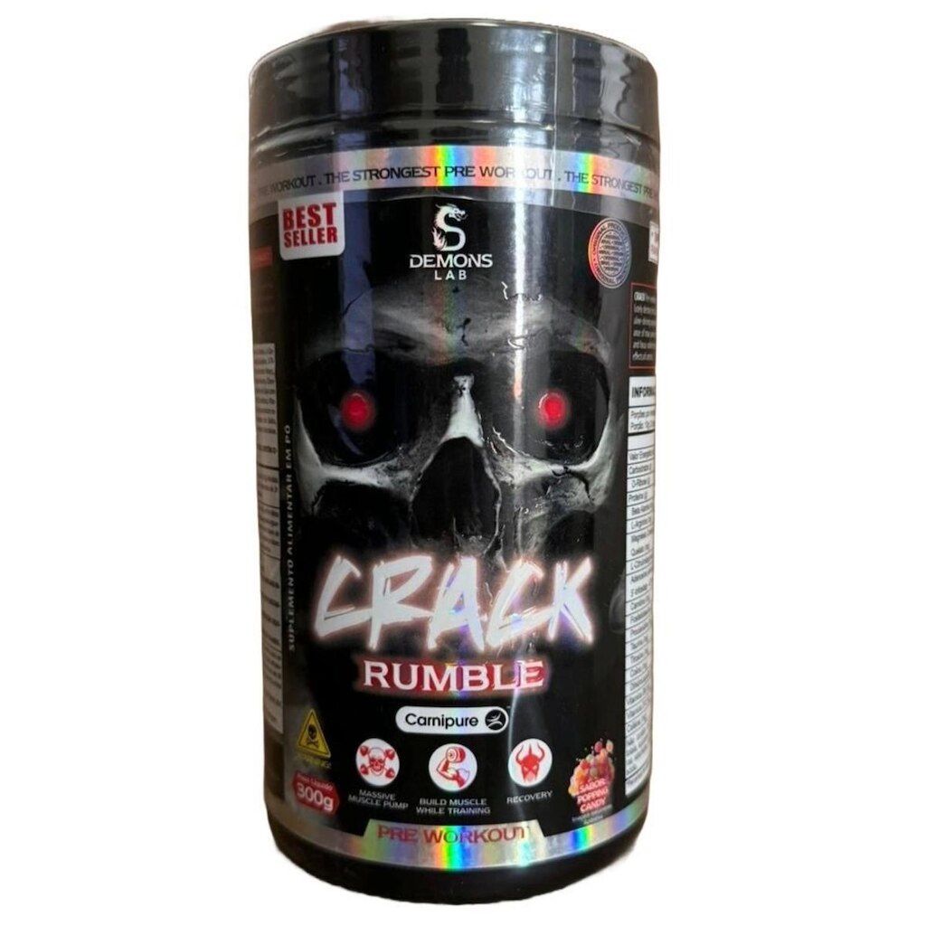 PRÉ TREINO CRACK POPING CANDY 300 G DEMONS LAB