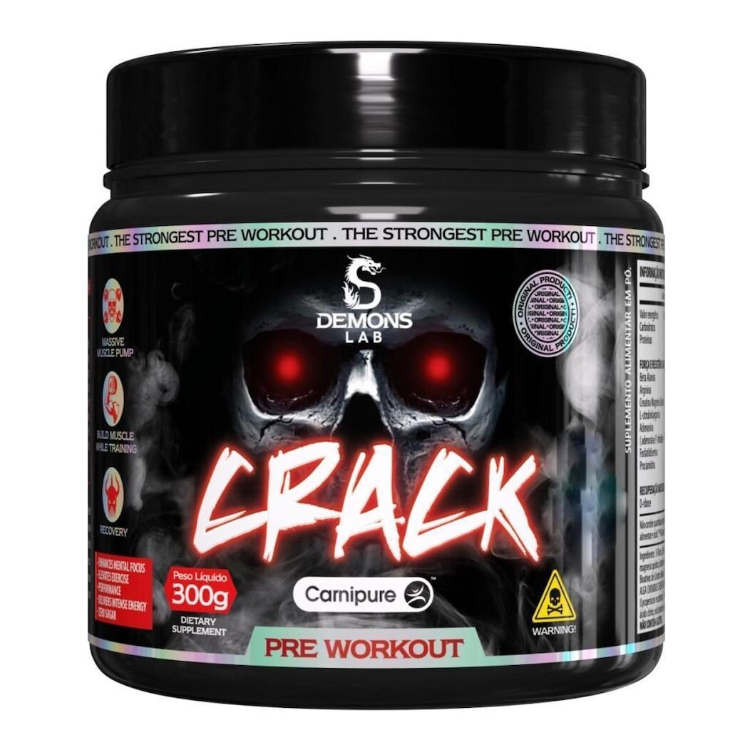 Pré Treino Crack Popping Candy 300g - Demons Lab