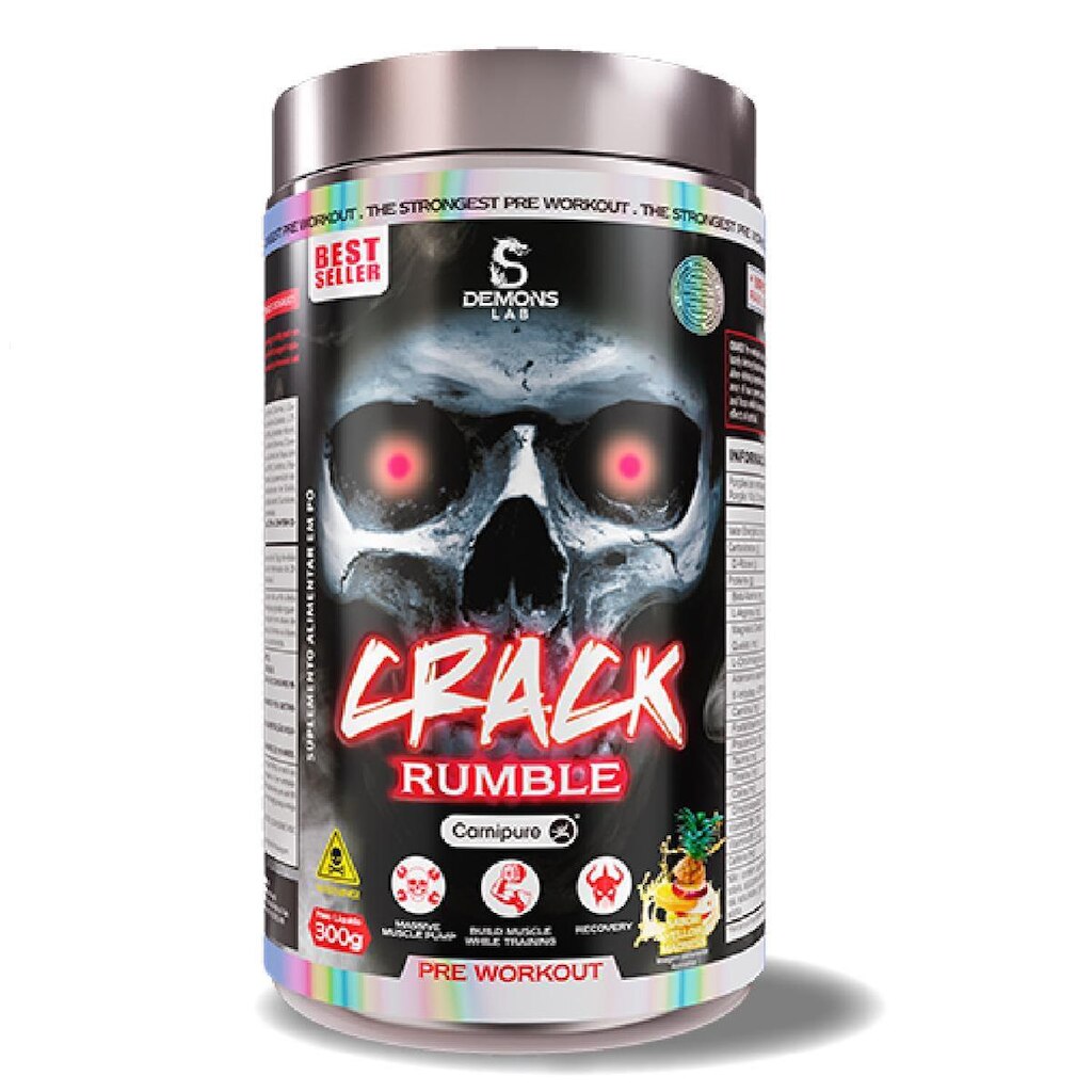 Pré Treino Crack Yellow Madness 300g Demons Lab