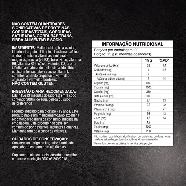 Pré-Treino Evolution Pré Workout 300g - Soldiers Nutrition