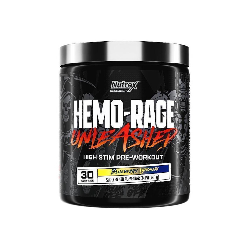 Pré-Treino Hemo-Rage Ultra-Concentrado 180g - Nutrex Research