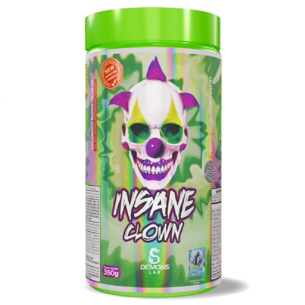 Pré Treino Insane Clown 350g Demons Lab Blueberry