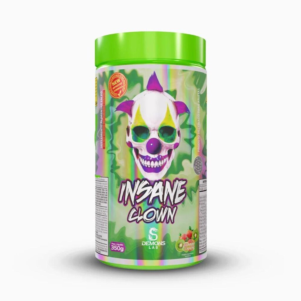 PRÉ TREINO INSANE CLOWN 350G - DEMONS LAB