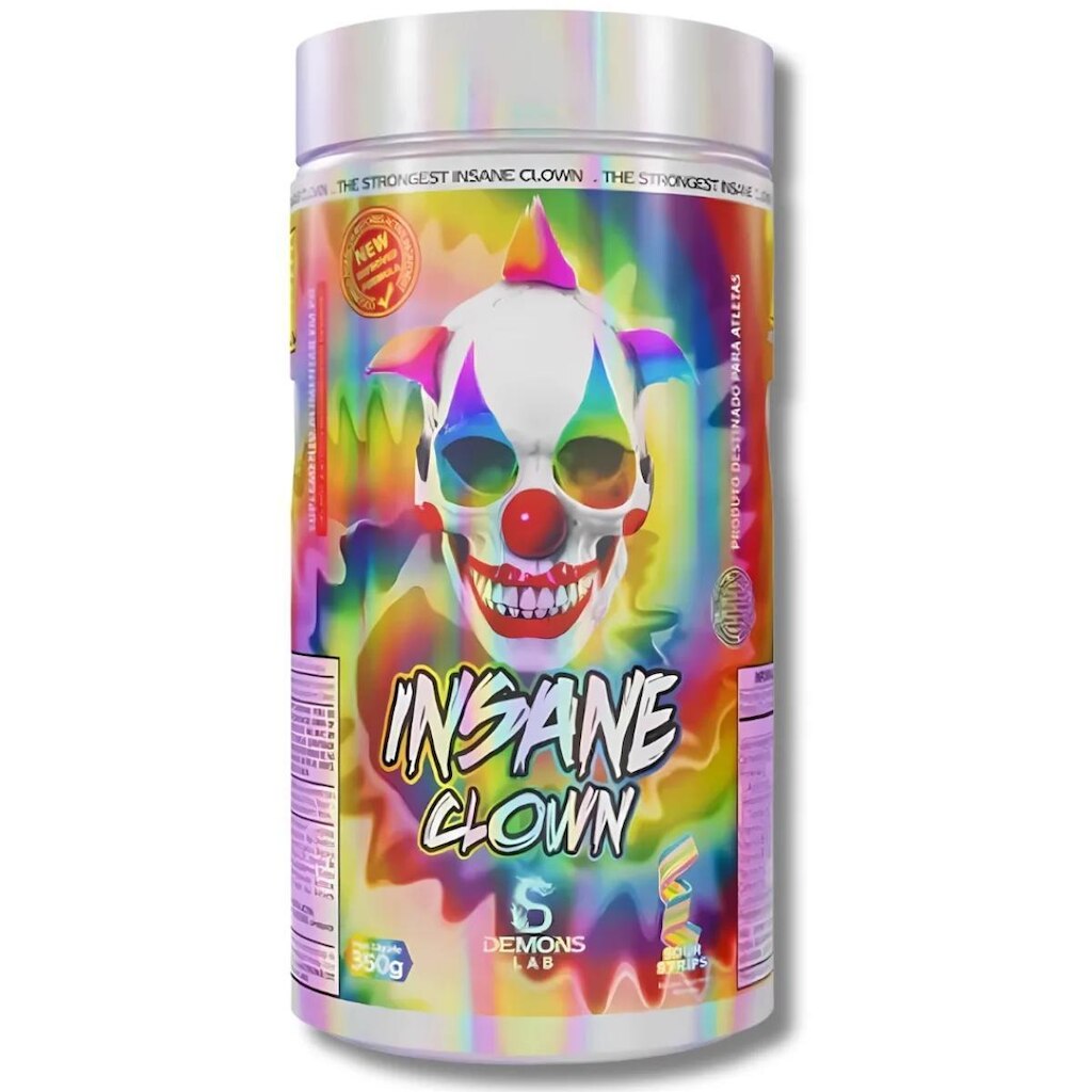 PRÉ TREINO INSANE CLOWN 350G DEMONS LAB
