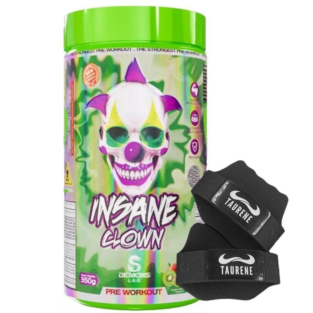 Pre Treino Insane Clown Gummy Candy 350g Luva - Demons Lab