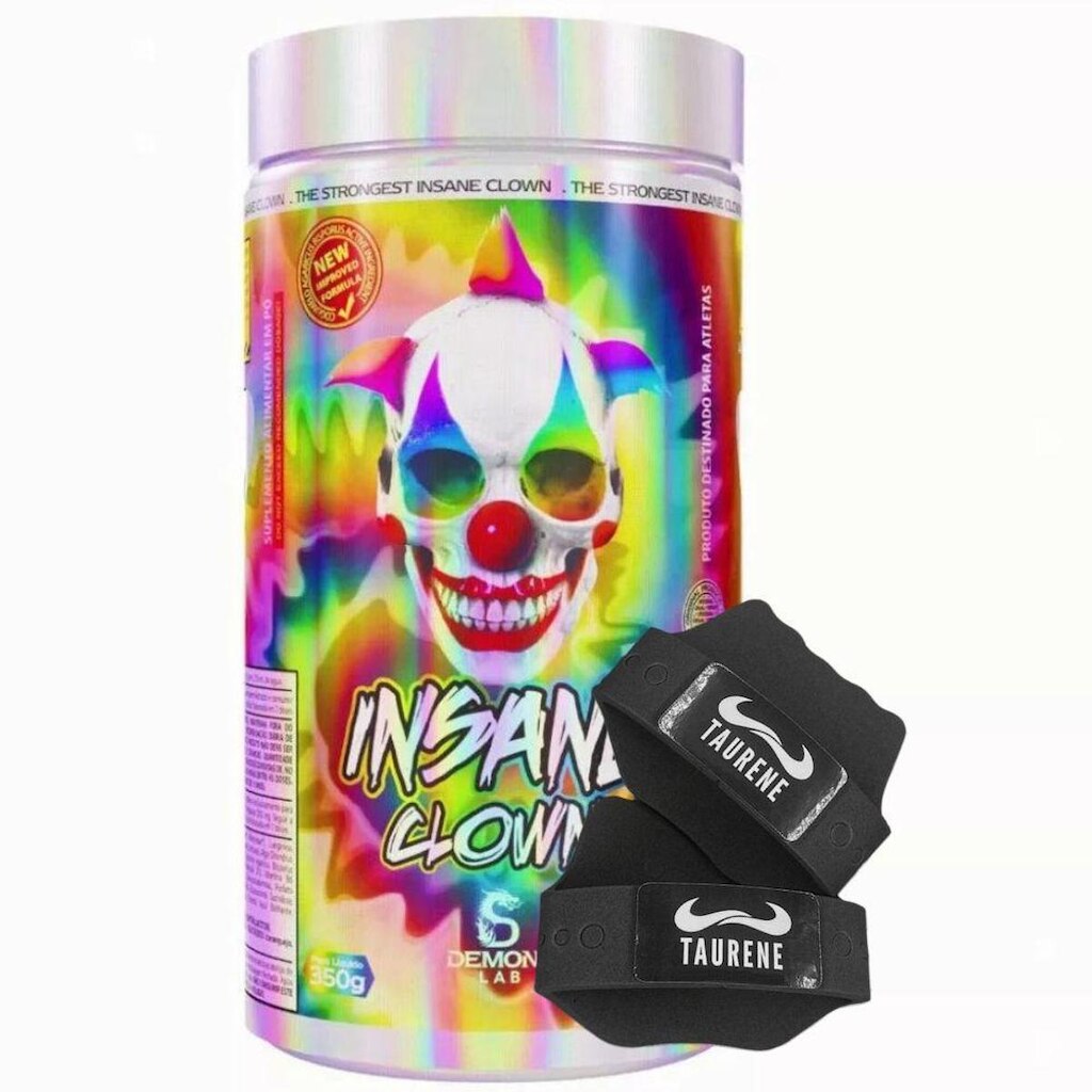 Pre Treino Insane Clown Sour Strips 350g Luva - Demons Lab