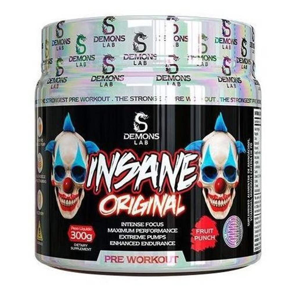 Pré treino Insane Original 300g Demons Lab
