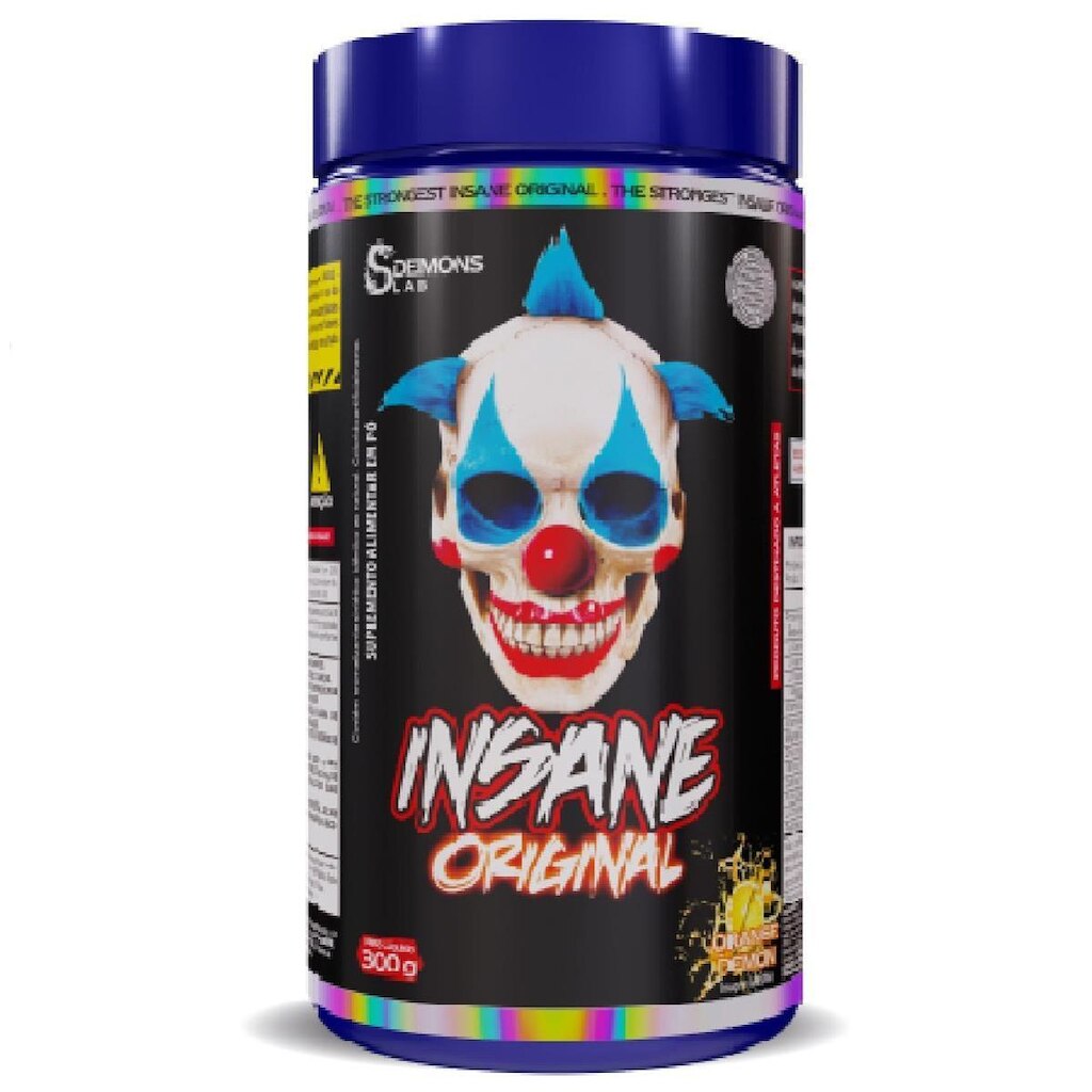 Pré Treino Insane Original Orange 300g Demons lab