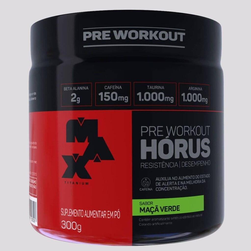 Pré Treino Max Titanium Horus - 300g