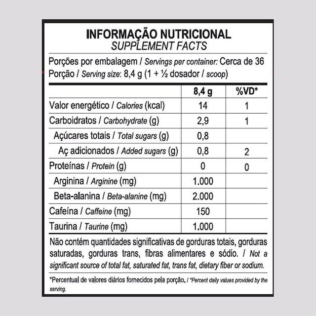 Pré Treino Max Titanium Horus - 300g