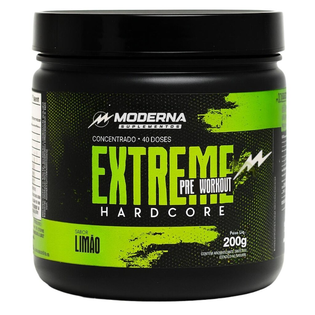 Pré Treino  Moderna Suplementos  Concentrado 40 Doses