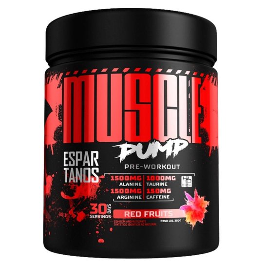 Pré Treino Muscle Pump Pre Workout 300g Espartanos é ruim? Pré Treino Muscle Pump Pre Workout 300g Espartanos é boa?