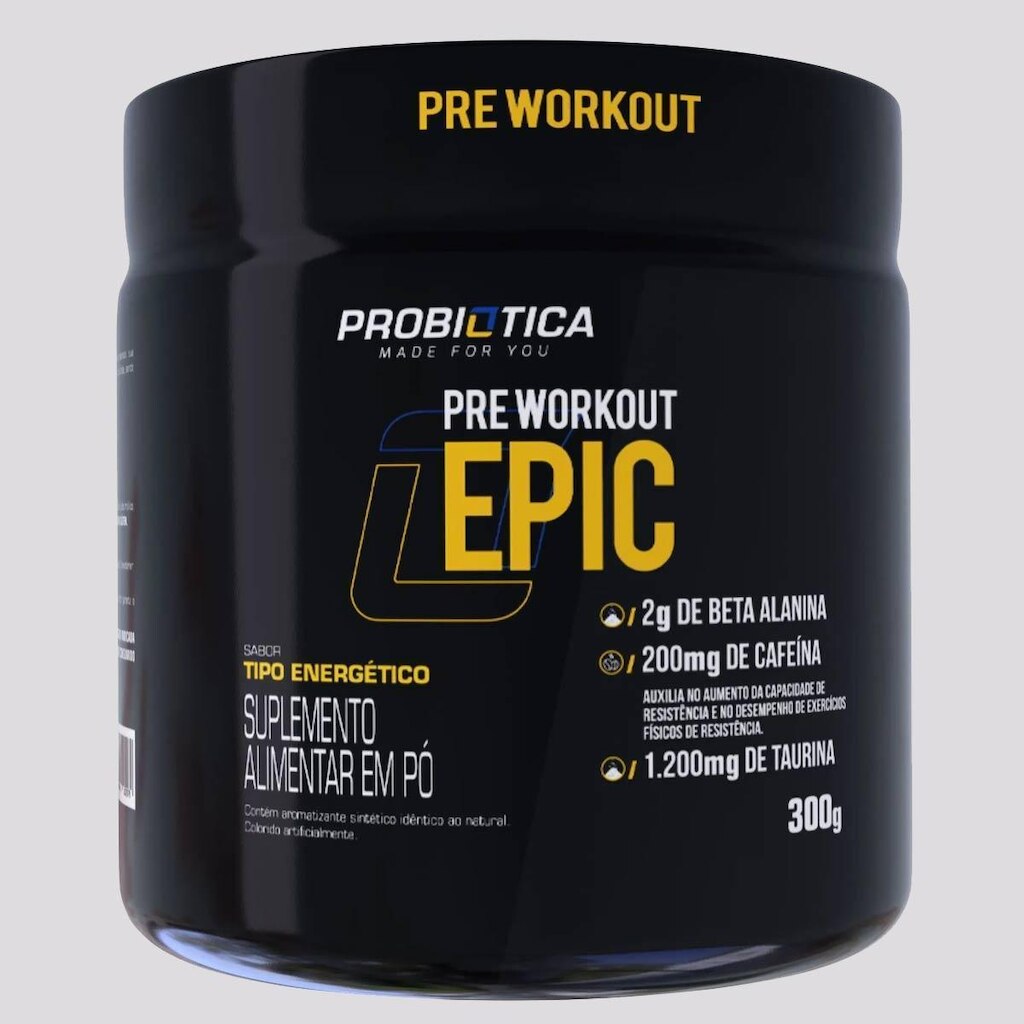 Pré Treino Probiótica Epic - 300g