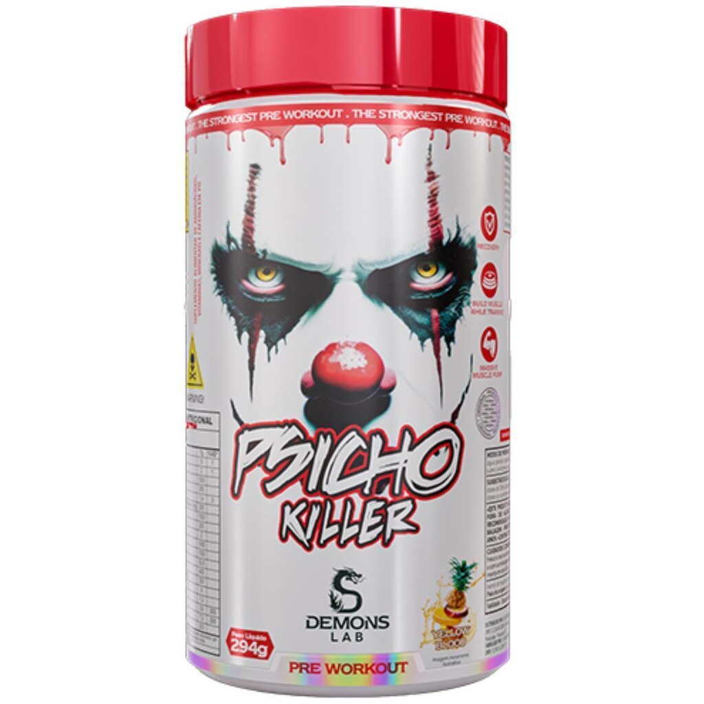 PRÉ TREINO PSICHO KILLER 294G DEMONS LAB