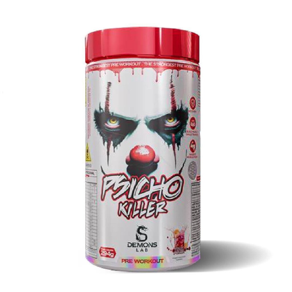Pré Treino Psicho Killer Fruit Punch 294g Demons Lab