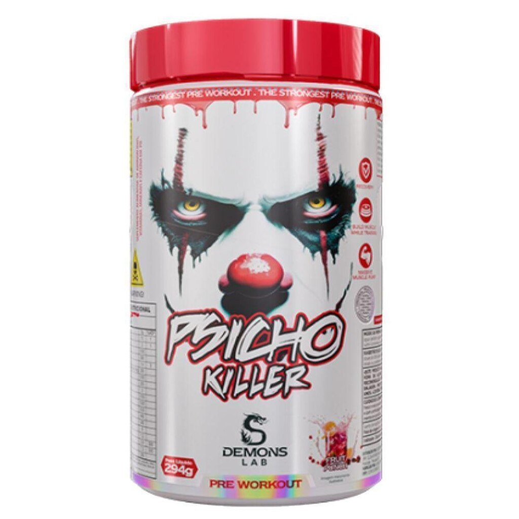 Pre Treino Psicho Killer Fruit Punch 300g - Demons Lab