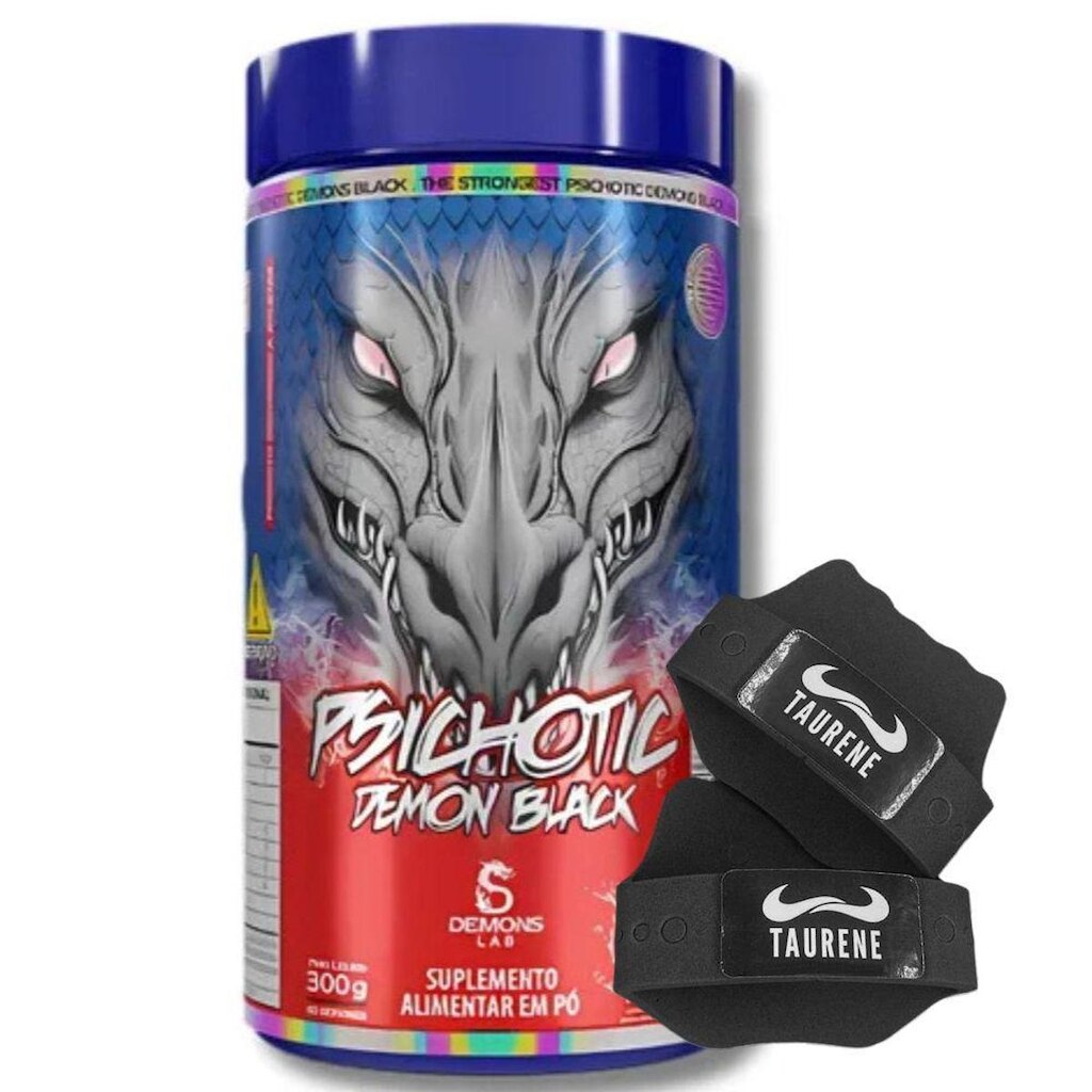 Pre Treino Psichotic Demon Fruit Punch 300g Luva Demons Lab