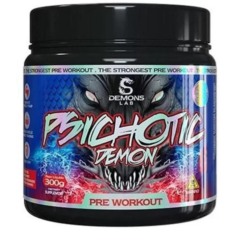 Pre Treino Psichotic Demon Tropic Pineapple 300g - Demons Lab