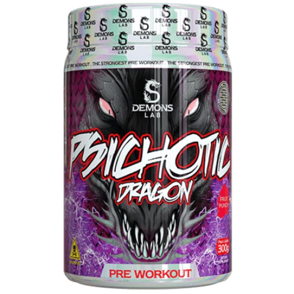 PRÉ TREINO PSICHOTIC DRAGON 300G DEMONS LAB