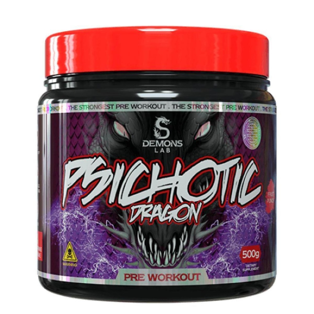 Pre Treino Psichotic Dragon Fruit Punch 500g - Demons Lab