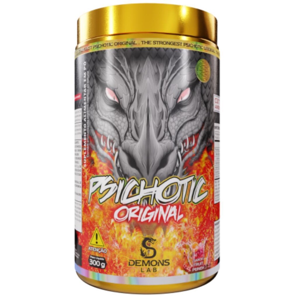 PRÉ TREINO PSICHOTIC ORIGINAL 300G DEMONS LAB