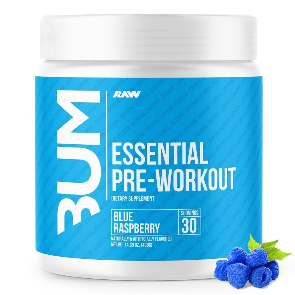 Pré-Treino Raw Nutrition Essential Pre Chris Bumstead Blue