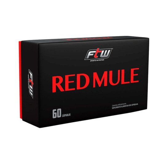 Pré Treino Red Mule - 60 Cápsulas - FTW Menor preço em Pré Treino Red Mule - 60 Cápsulas - FTW
