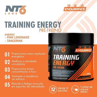 Pré treino Training Energy 300 g  para Endurance - Pink Lemonade