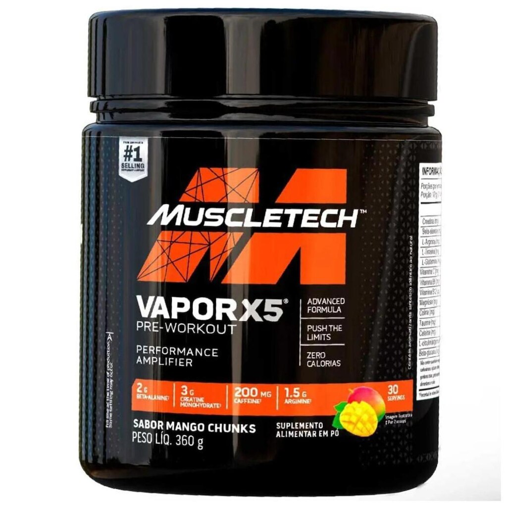 Pré Treino Vapor X5 Mango Chunks 360g Muscletech