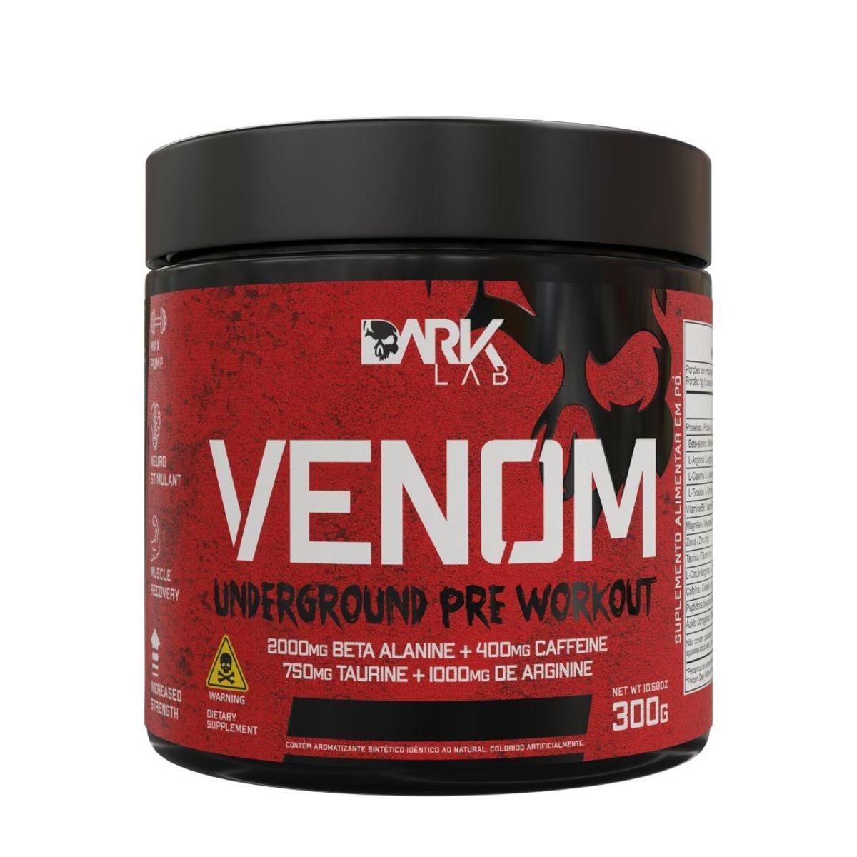Pré Treino Venom Underground 300g Dark Lab