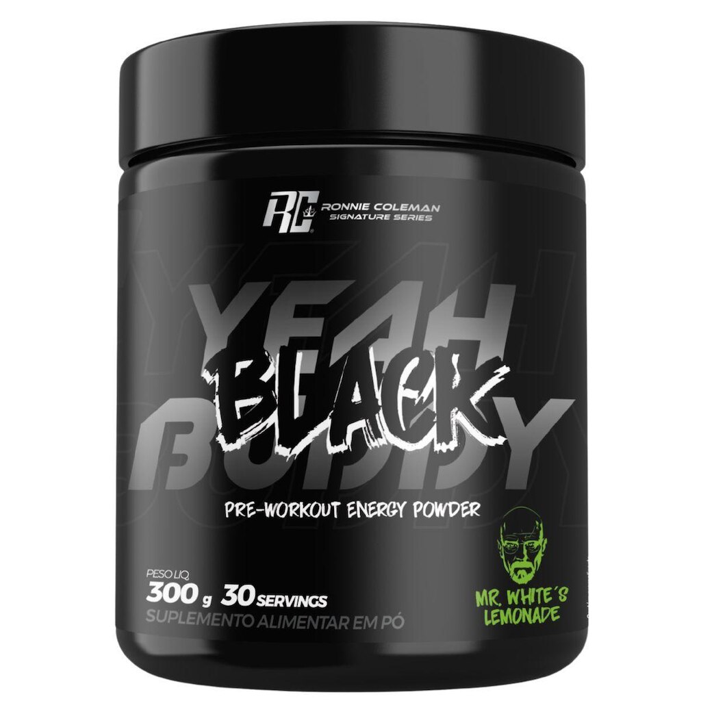 Pré Treino Yeah Buddy Black Mr. Whites Lemonade 300g – Ronnie Coleman