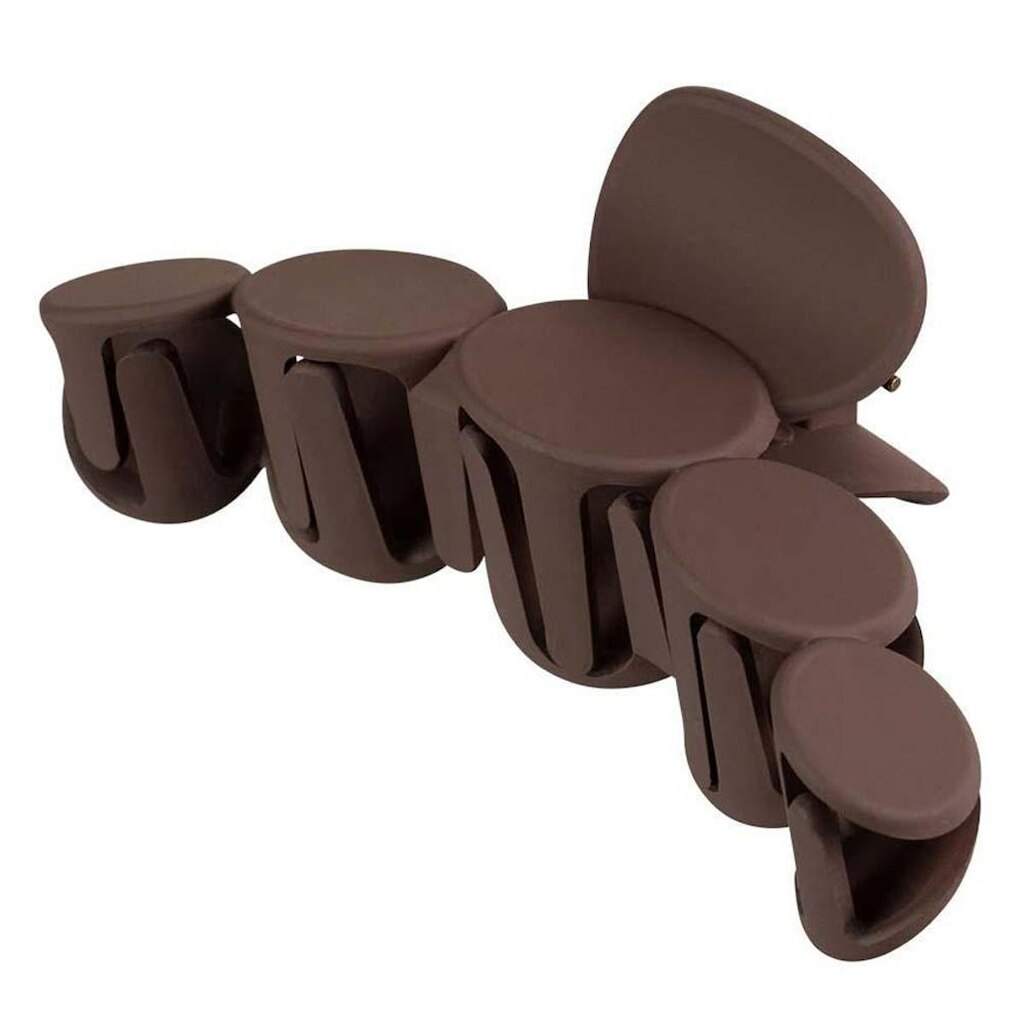Prendedor de Cabelo Esfera ProArt Grande Marrom