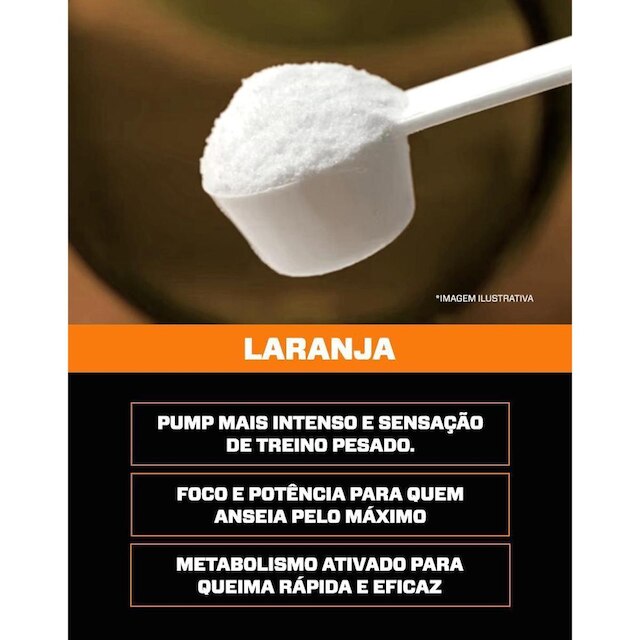 PréTreino Beast Burn 300g – Energia, Emagrecimento e Performance – 50 Doses