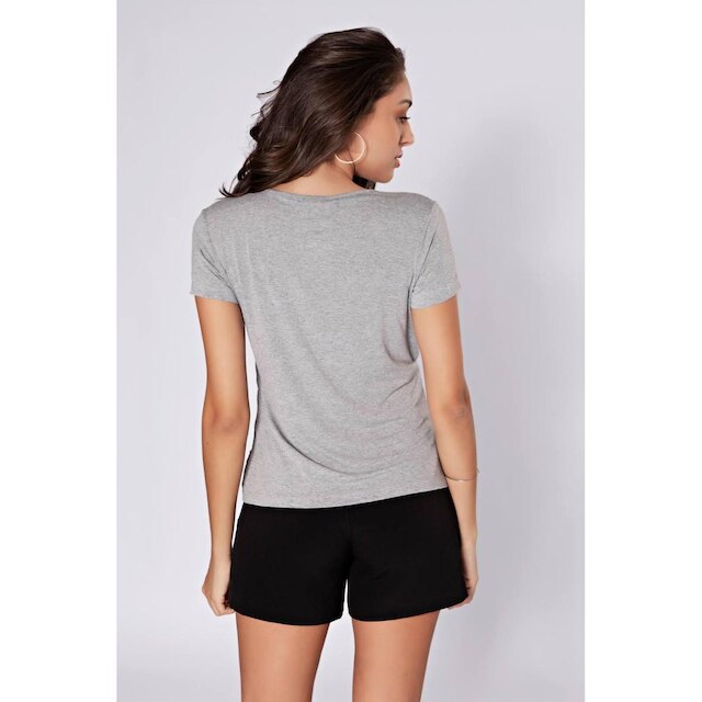 Preview Blusa Manga Curta Transpassada