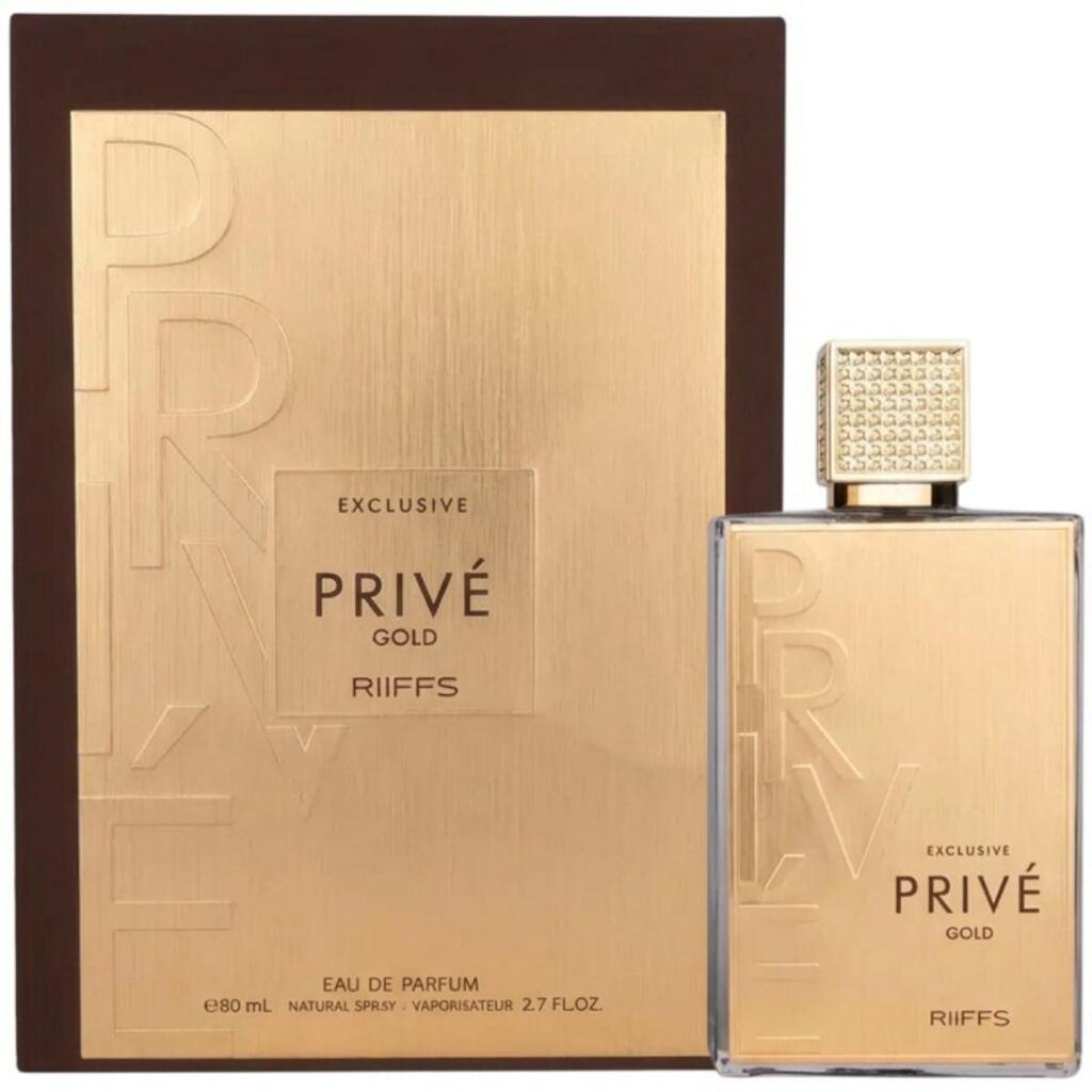 Privé Gold Riiffs Eau de Parfum Perfume Unissex 80ml