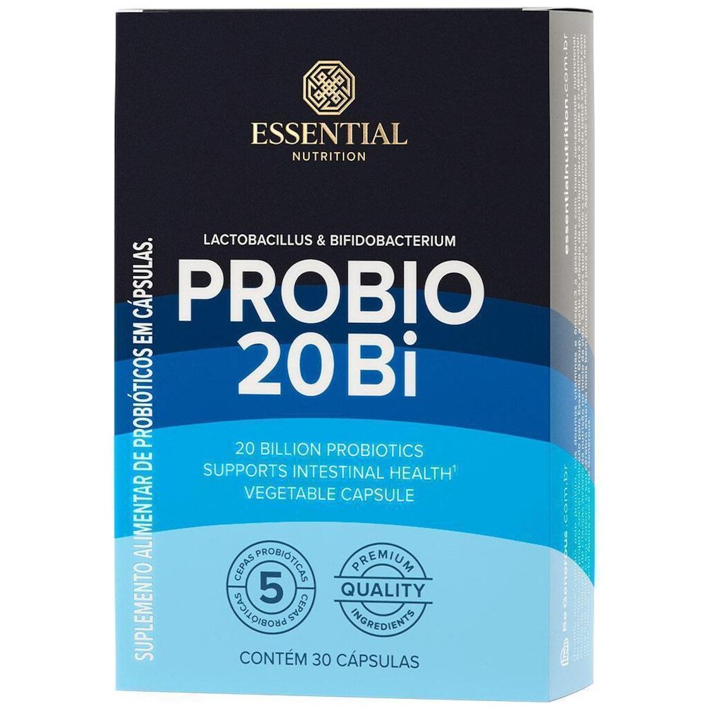 Probio 20Bi Blend de Probióticos (30 Capsulas) - Essential Nutrition