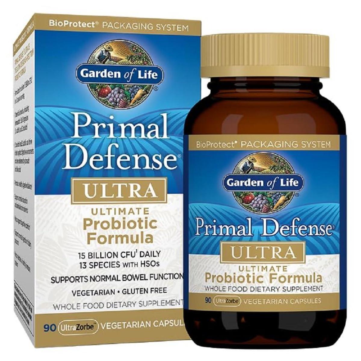 Probiótico Garden Of Life Primal Defense Ultra 90 Cápsulas