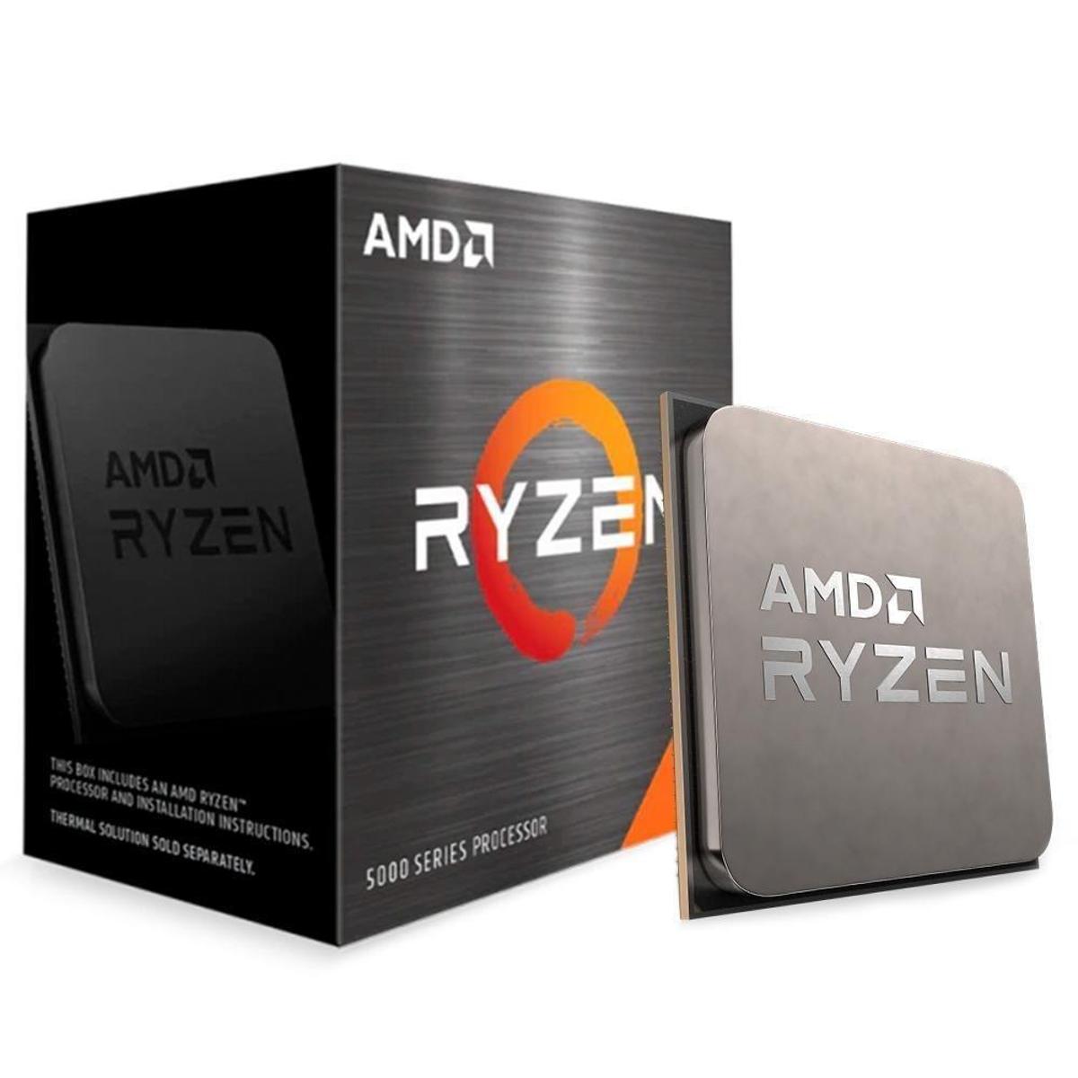 Processador AMD Ryzen 5 5500, 3.6GHz (4.2GHz Max Turbo), Cache 19MB, AM4,Sem Vídeo -100-100000457BOX