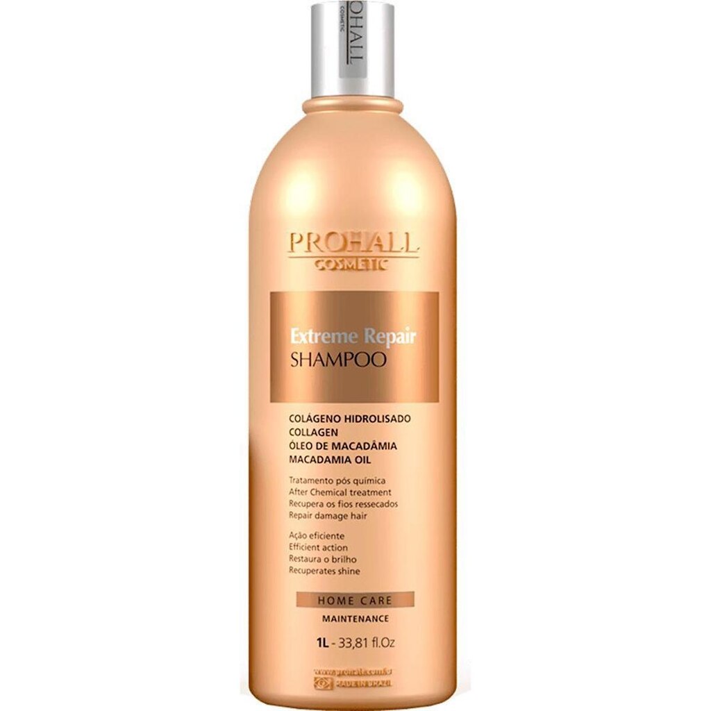 Prohall Extreme Repair - Shampoo Tratamento Macadâmia 1L