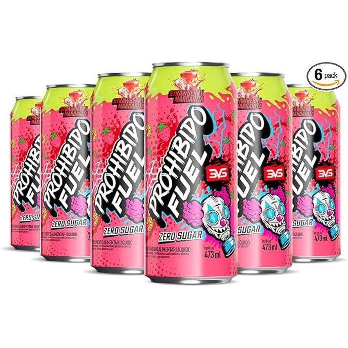 Prohibido Fuel PréTreino Drink Pack (6 unid. de 473ml)