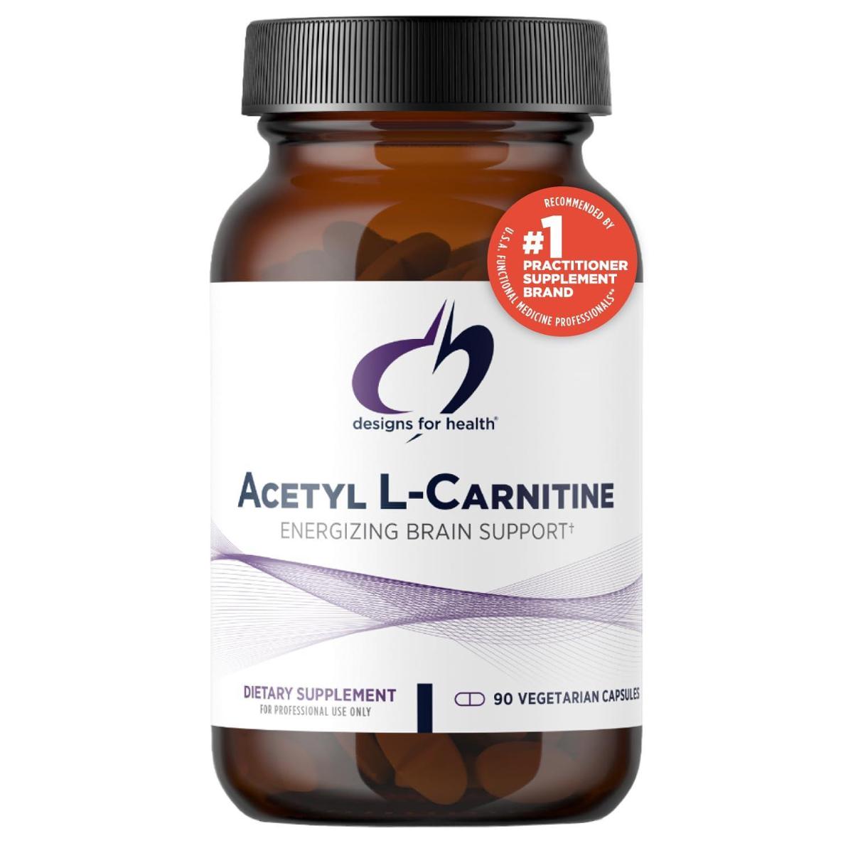 Projetos de suplementos para a saúde Acetil L-carnitina 800 mg 90 cápsulas