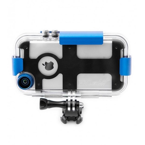 Proshot Case - Caixa Estanque Para Iphone 7 - Preto+Azul | Netshoes