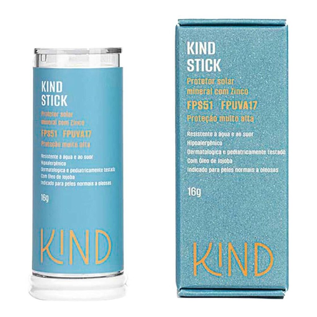 Proteção Solar Kind Stick - Mineral Com Zinco - Fps51 Fpuva17 1Un