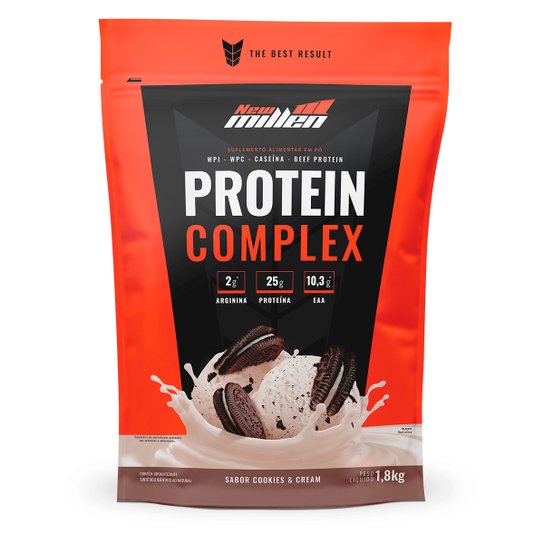 Protein Complex Stand Pouche New Millen Refil - 1.8Kg Menor preço em Protein Complex Stand Pouche New Millen Refil - 1.8Kg